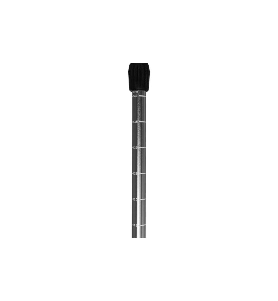 KOOR - Wanderstock Aluminium Rivoola Schwarz/Silber