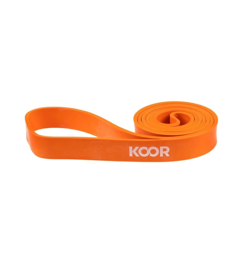KOOR - Bande élastique de musculation fort, orange