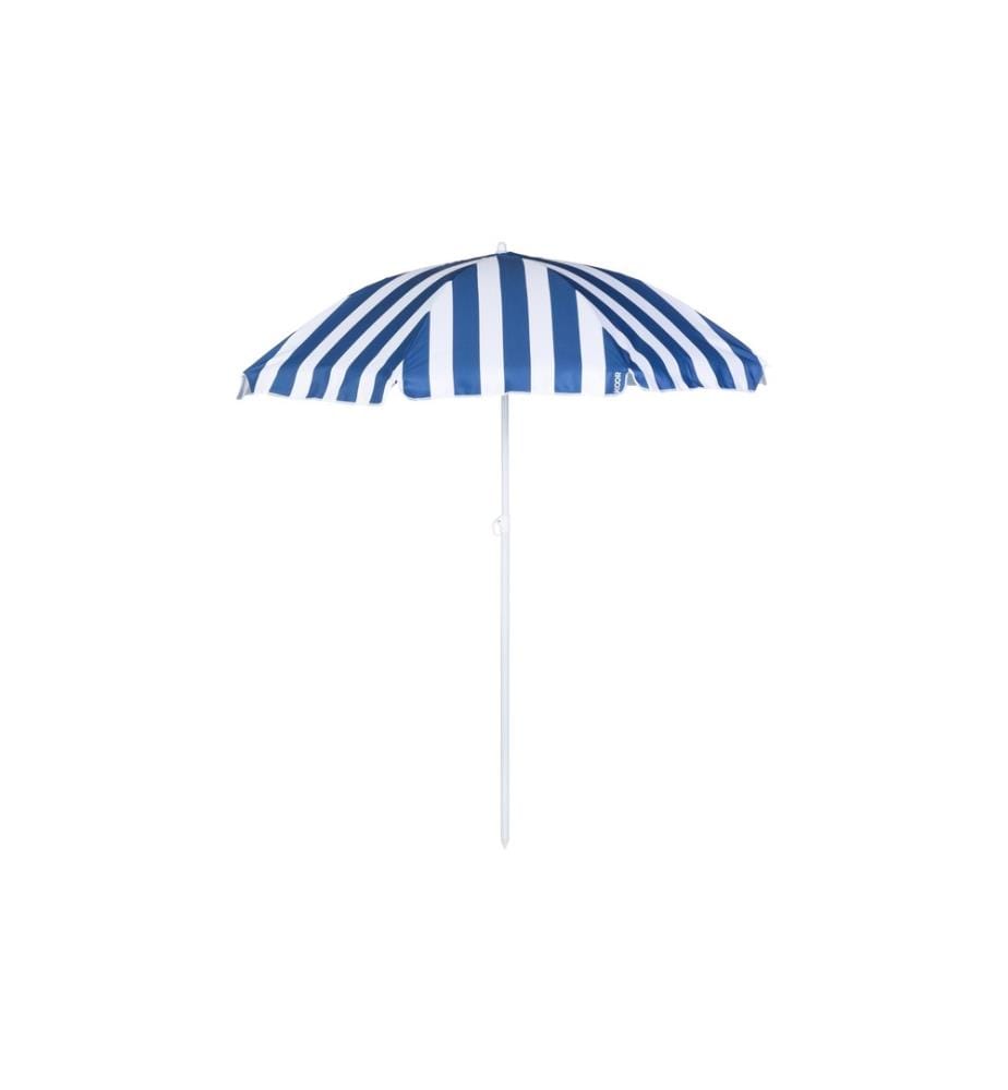 KOOR - Sonnenschirm Marino 180 cm, Blau/Weiss