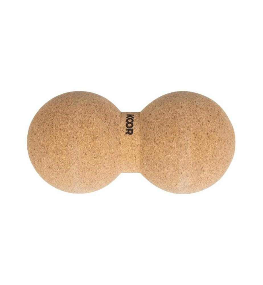 KOOR - Faszientraining Doppelball, Kork