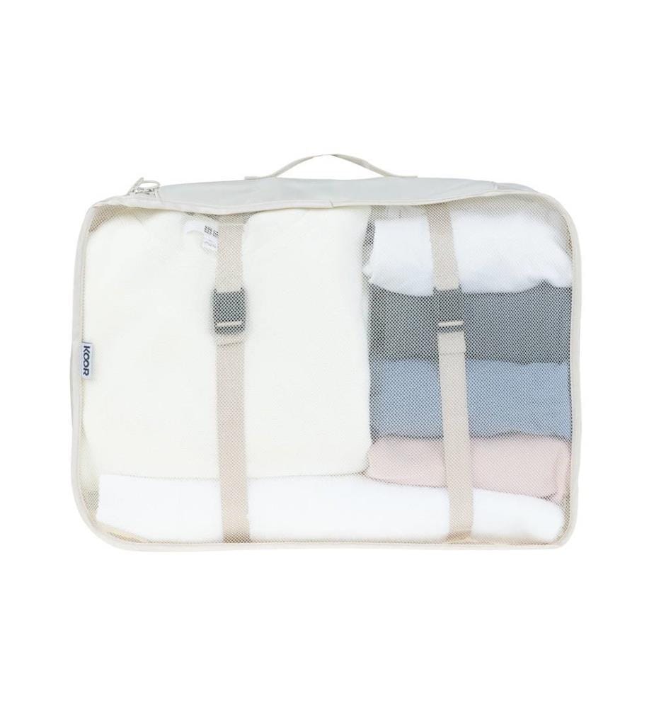 KOOR - Kleiderbeutel Set Reesa, 4-teilig, Beige