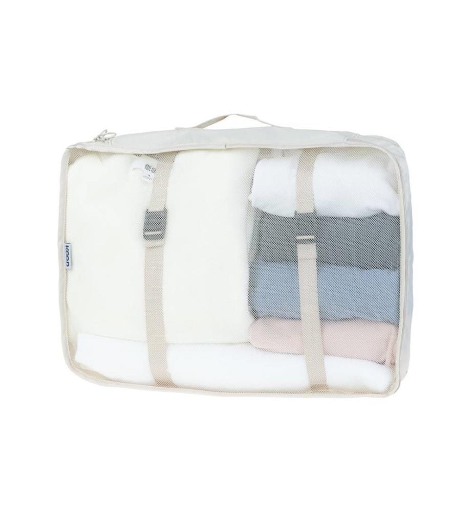KOOR - Kleiderbeutel Set Reesa, 4-teilig, Beige
