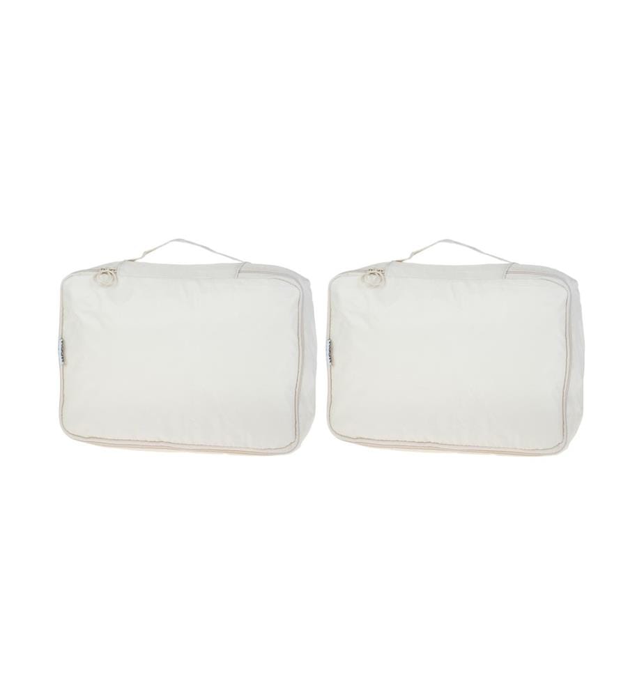 KOOR - Kleiderbeutel Reesa, Grösse S, 2er-Pack, Beige