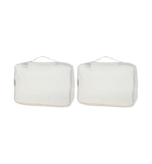 KOOR - Sac à linge Reesa, taille S, pack de 2, beige