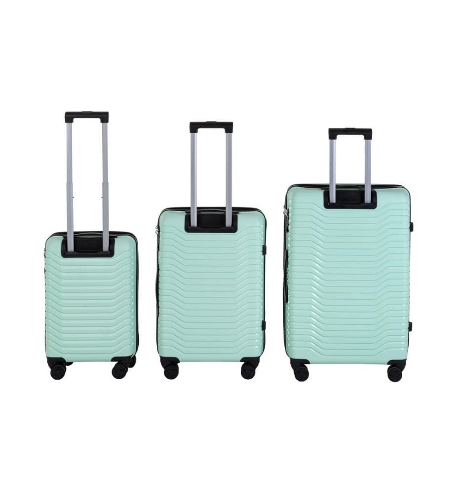 KOOR - Set de valises de voyage Manille 3 pièces, menthe