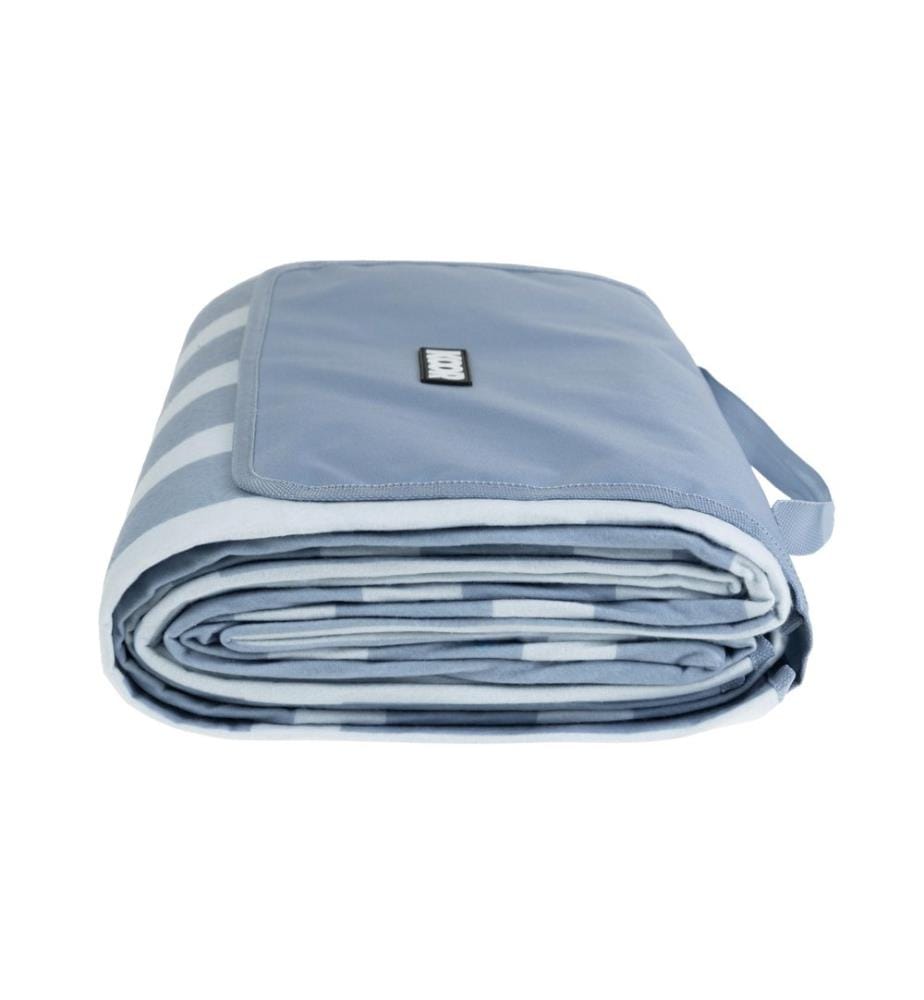 KOOR - Picknickdecke Check, Blau 200 x 200 cm