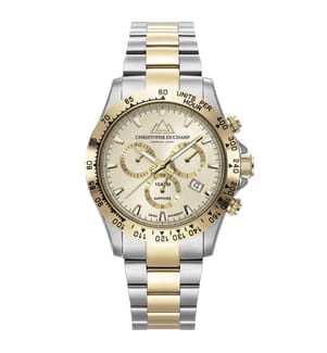 Quarzuhr GrandMont - Silber & Gold (BiTon)