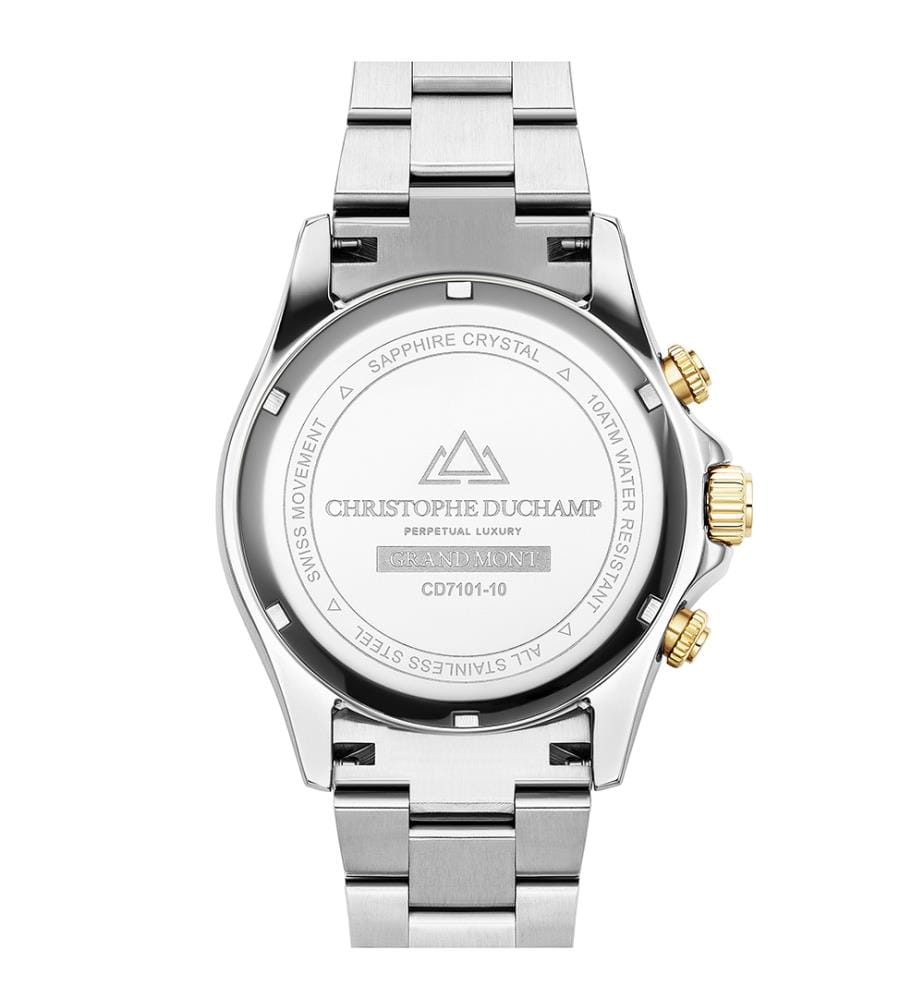 Quarzuhr GrandMont - Silber & Gold (BiTon)