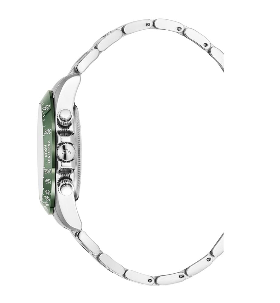 Grand Mont Ceramic Swiss Made Ronda Z60 Uhr - Weiss und Silber