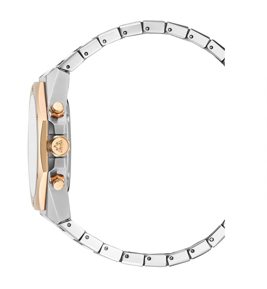 Raidillon Chrono Swiss Made Ronda 5030.D Uhr - Grün und Silber/Rose Gold