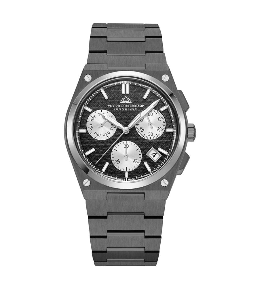 Attitude Chrono Uhr - Schwarz & Schwarz