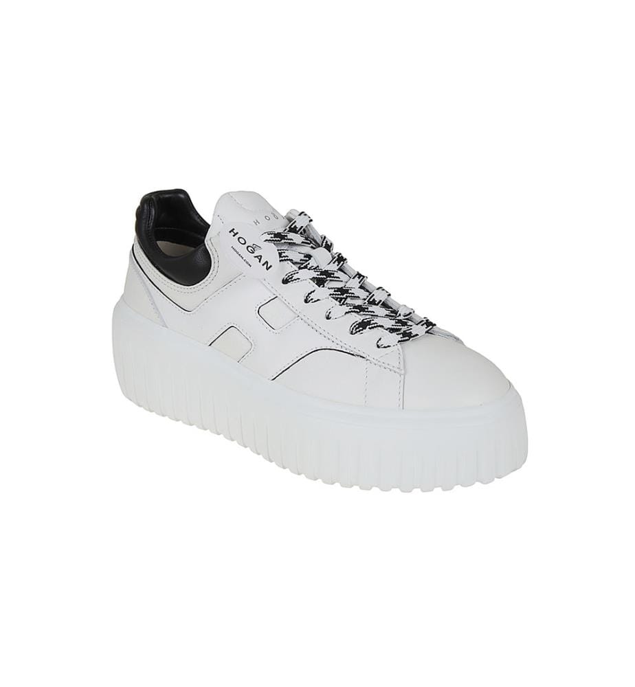 Baskets H-Stripes - White