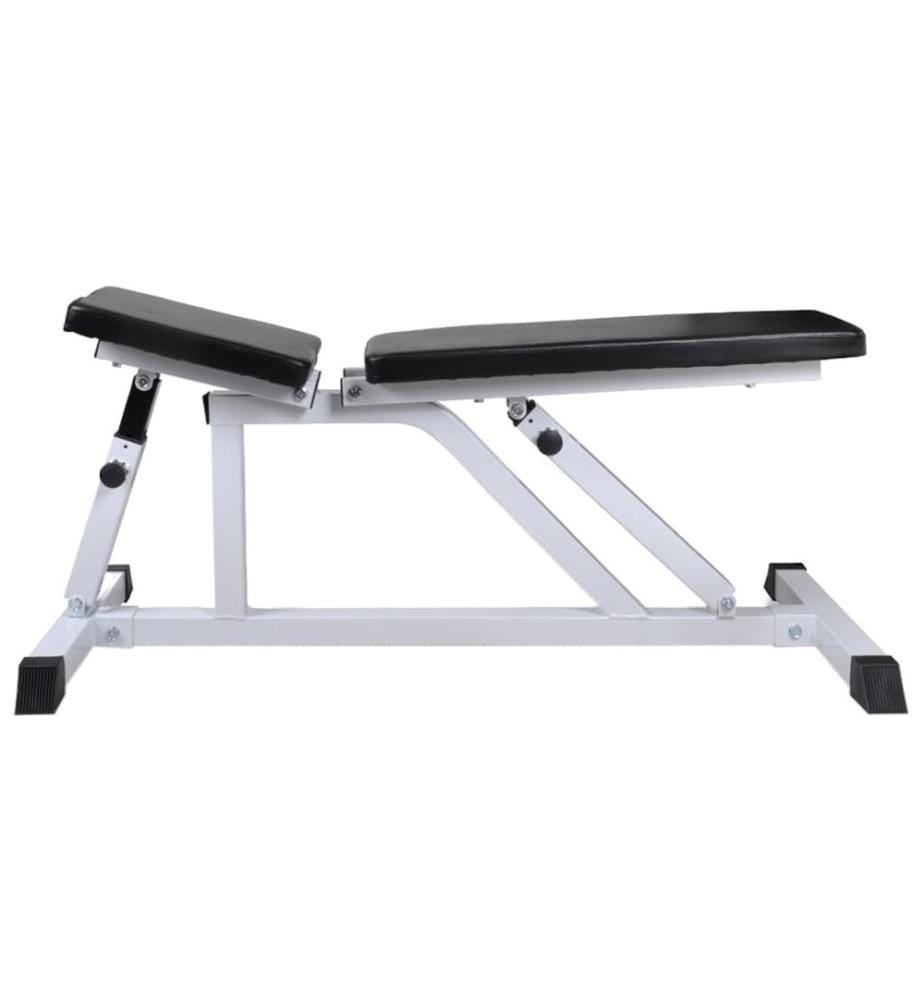 Hantelbank mit Lang- und Kurzhantel-Set 30,5 kg
