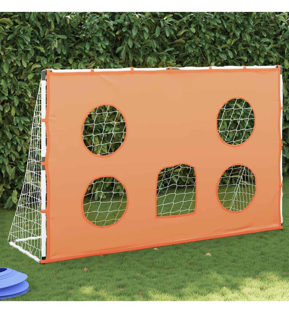 Fussballtor für Kinder mit Zielmatte und Ball 182x62x118 cm