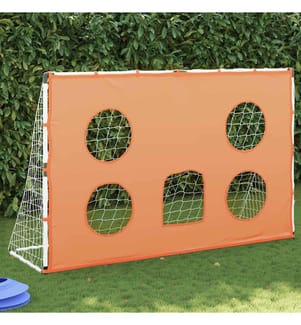 Fussballtor für Kinder mit Zielmatte und Ball 182x62x118 cm