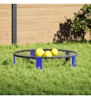 Roundnet Set mit 3 Bällen und Pumpe Ø90x20 cm