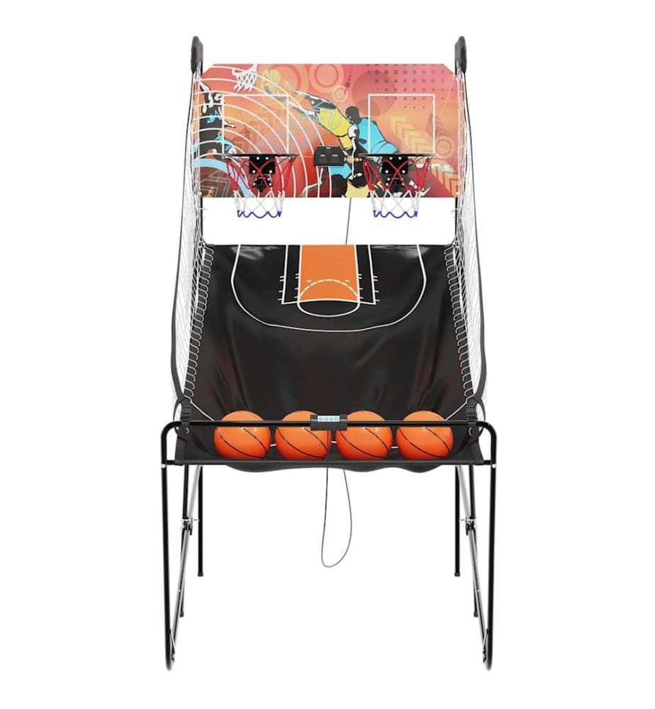 Machine d'arcade de basket avec 4 balles pour 2 joueurs