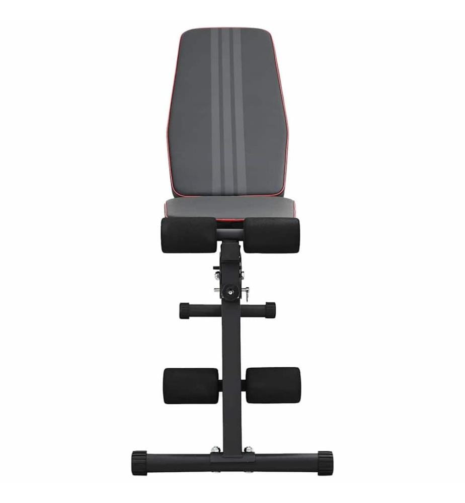 Hantelbank Schwarz 131 x 41 x 110 cm Pulverbeschichteter Stahl