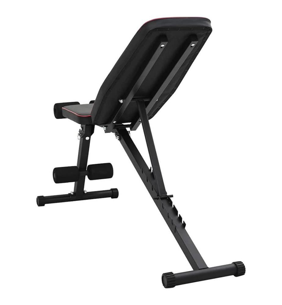 Hantelbank Schwarz 131 x 41 x 110 cm Pulverbeschichteter Stahl