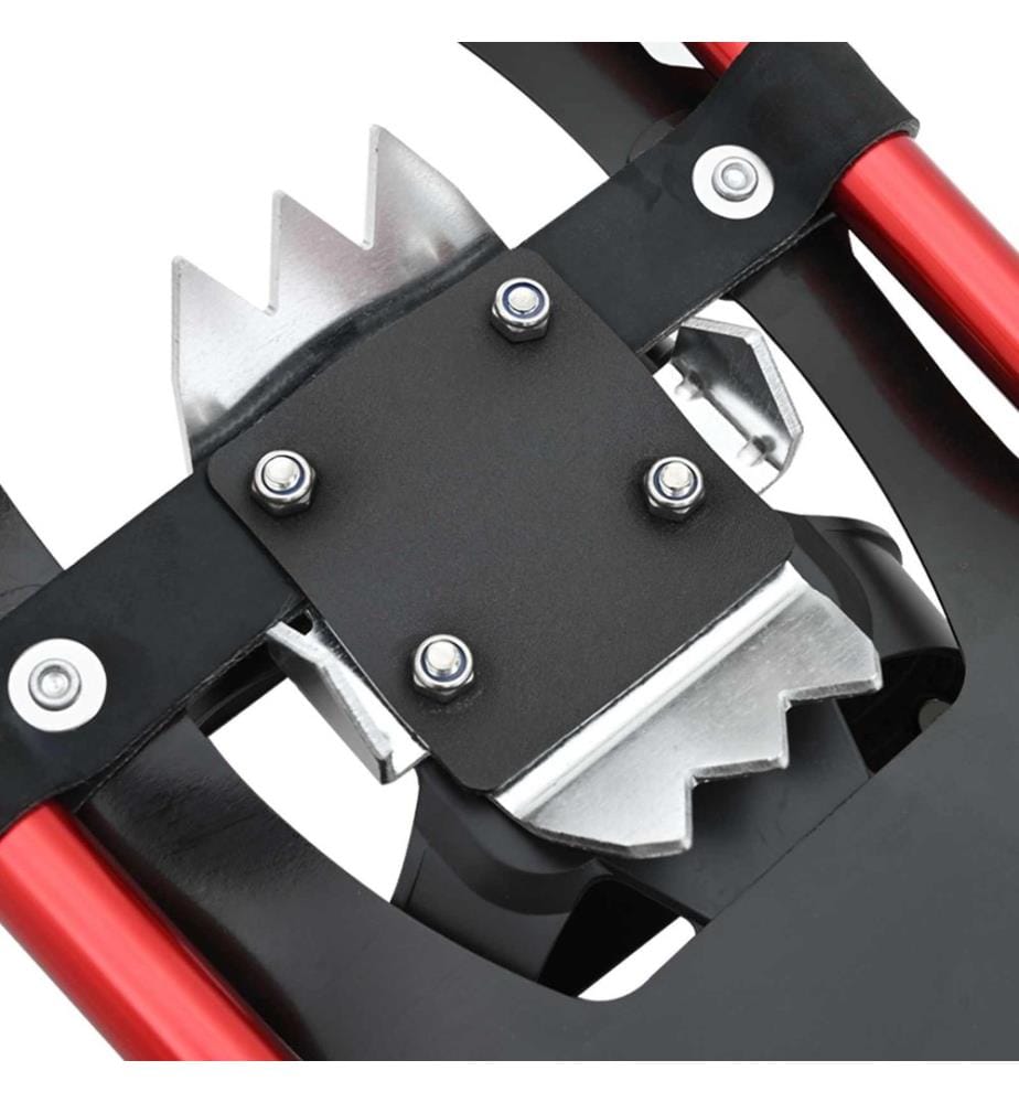 Raquettes 3 en 1 Rouge et Noir 30 pouces Aluminium et HDPE