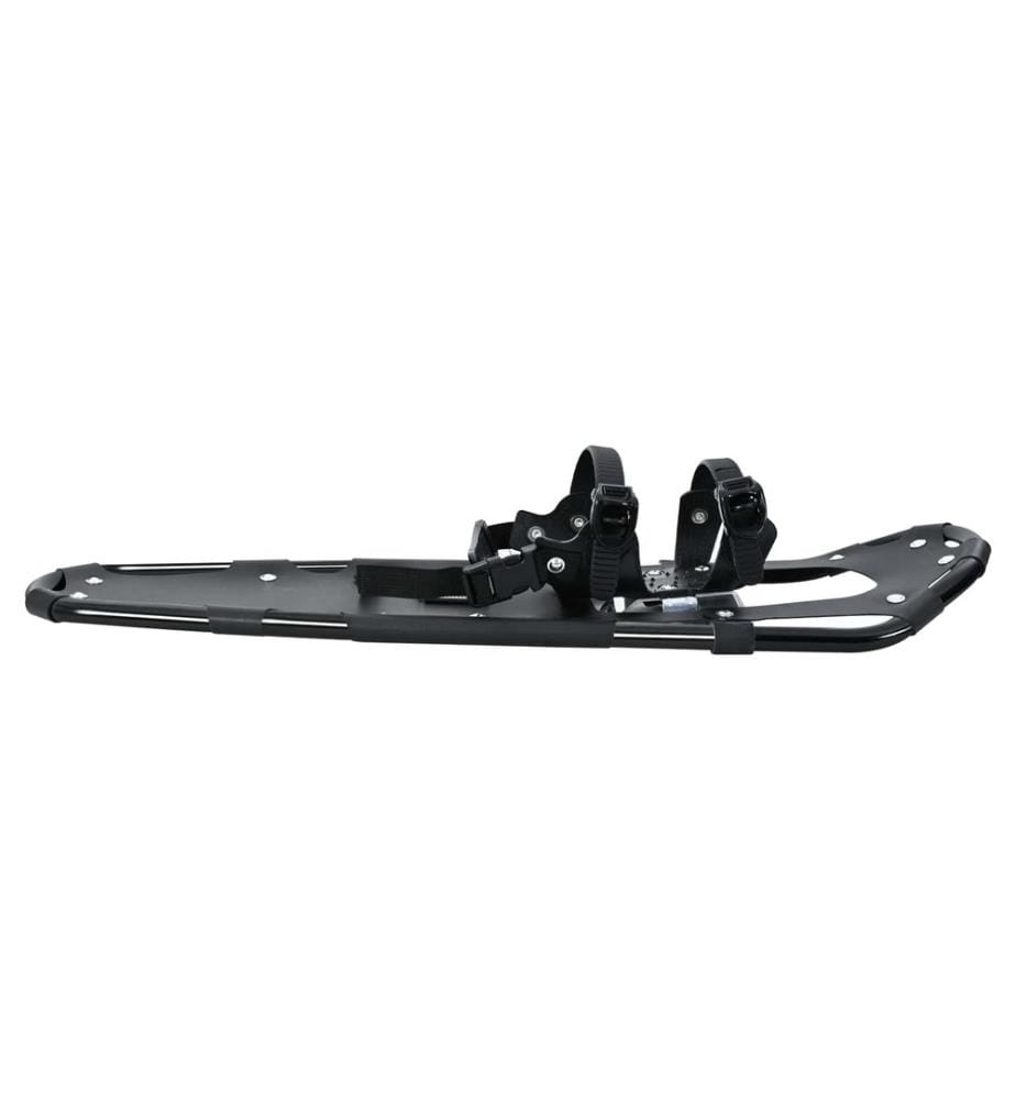 3 in 1 Schneeschuhe Schwarz 30 Zoll Aluminium und HDPE