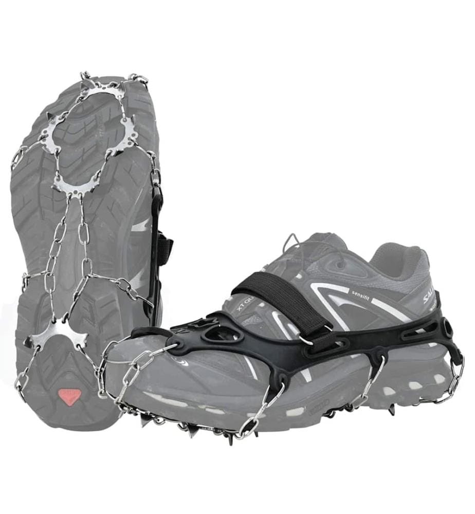 Eiskrallen für Schuhe Schwarz S Edelstahl