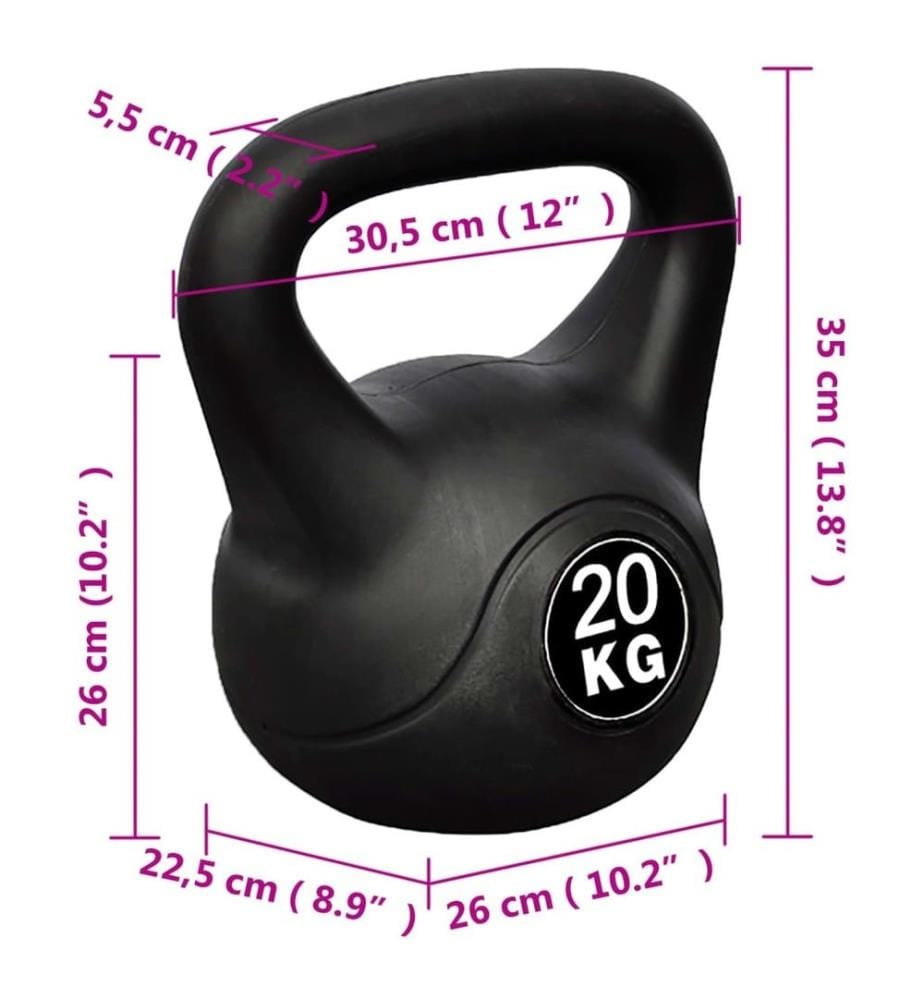 Kettlebell de 20 kg