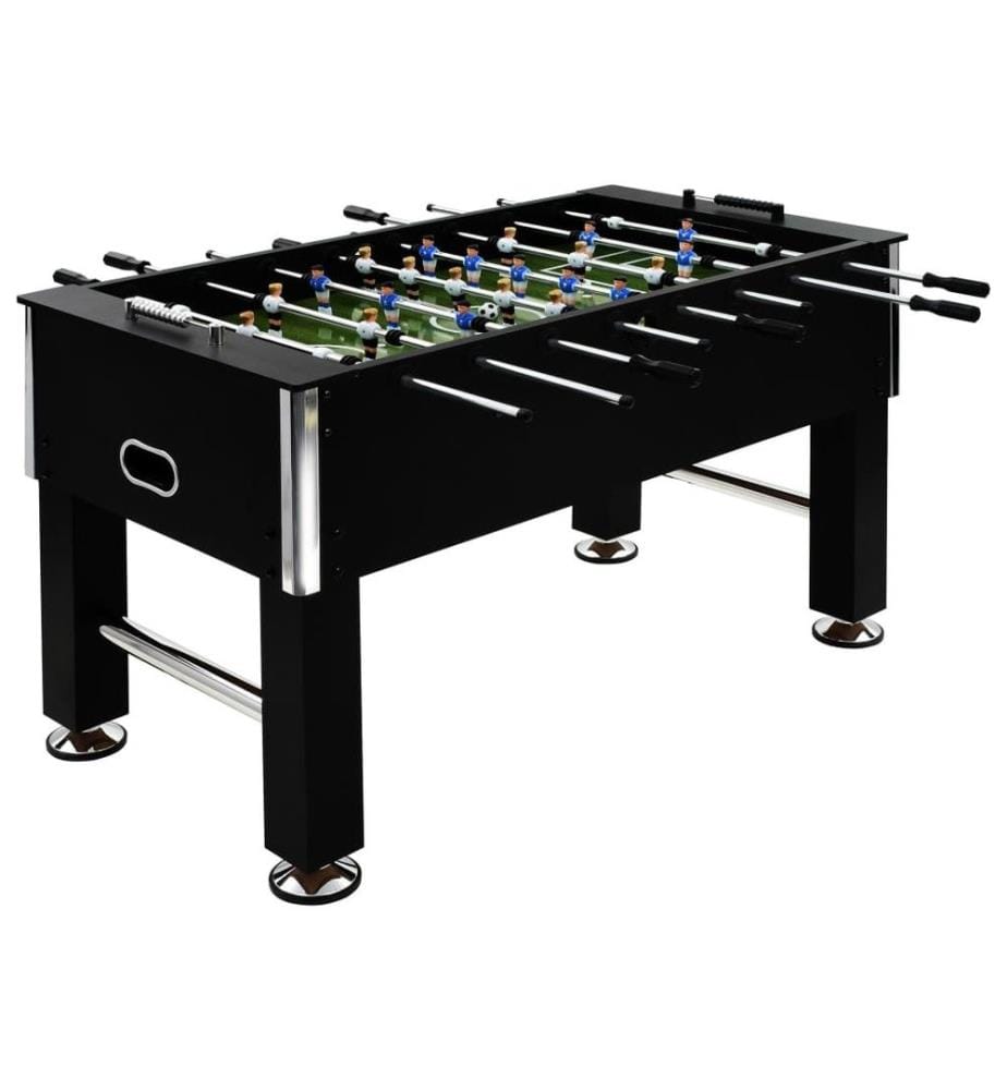 Kickertisch Stahl 60 kg 140 x 74,5 x 87,5 cm Schwarz