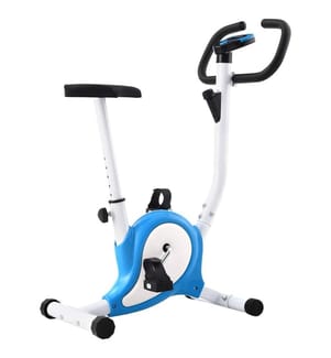 Heimtrainer mit Riemenantrieb Blau