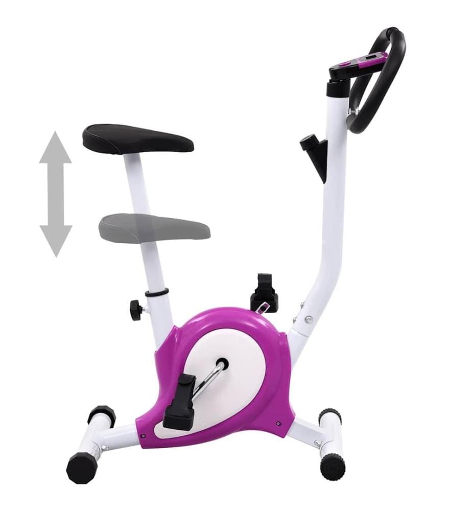 Vélo d'appartement avec résistance à courroie Violet