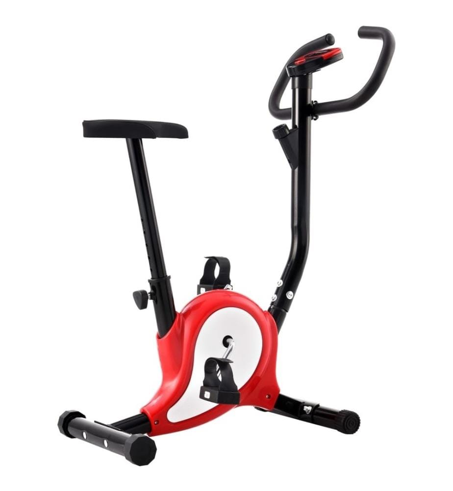 Heimtrainer mit Riemenantrieb Rot
