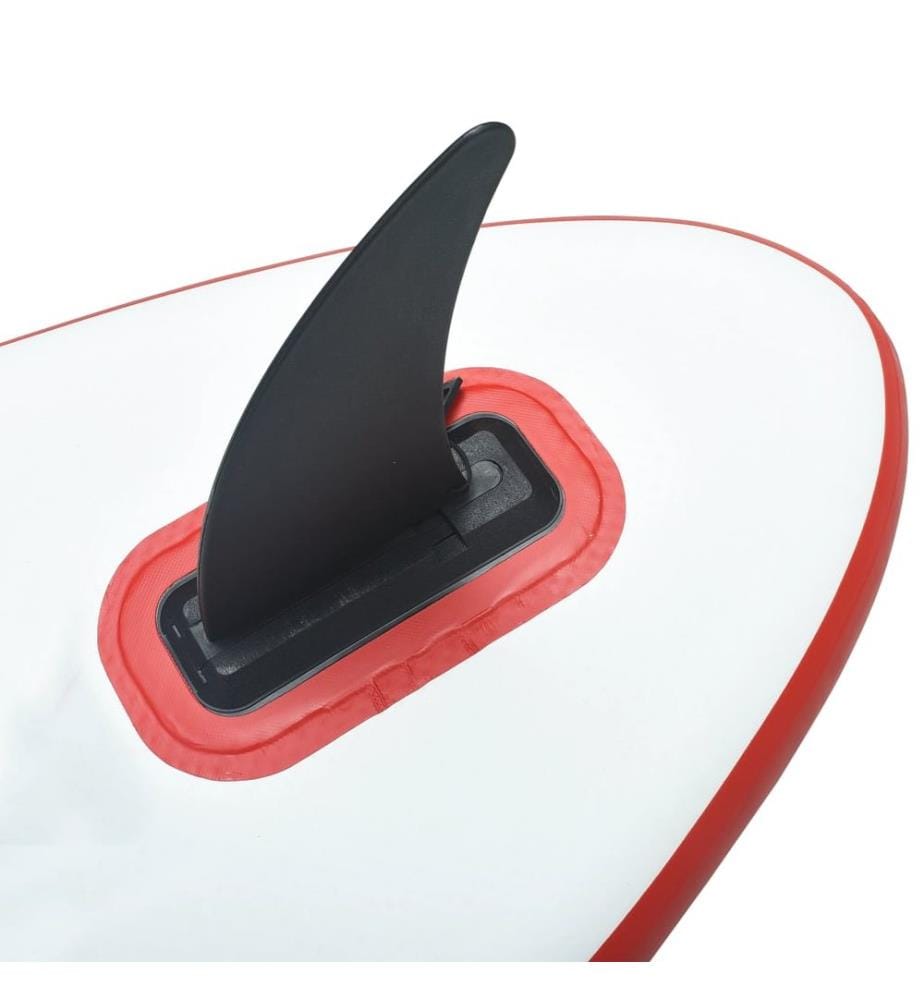 Mittelflosse für SUP-Board 18,3 x 21,2 cm Kunststoff Schwarz