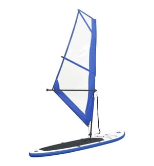 Ensemble de planche SUP gonflable avec voile Bleu et blanc