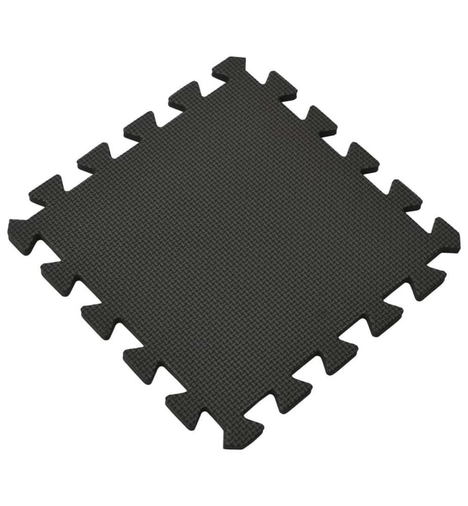 Bodenmatten 54 Stk. 4,86 m² EVA-Schaumstoff Schwarz