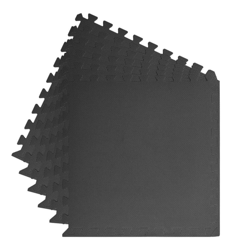 Bodenmatten 6 Stk. 2,16 m² EVA-Schaumstoff Schwarz
