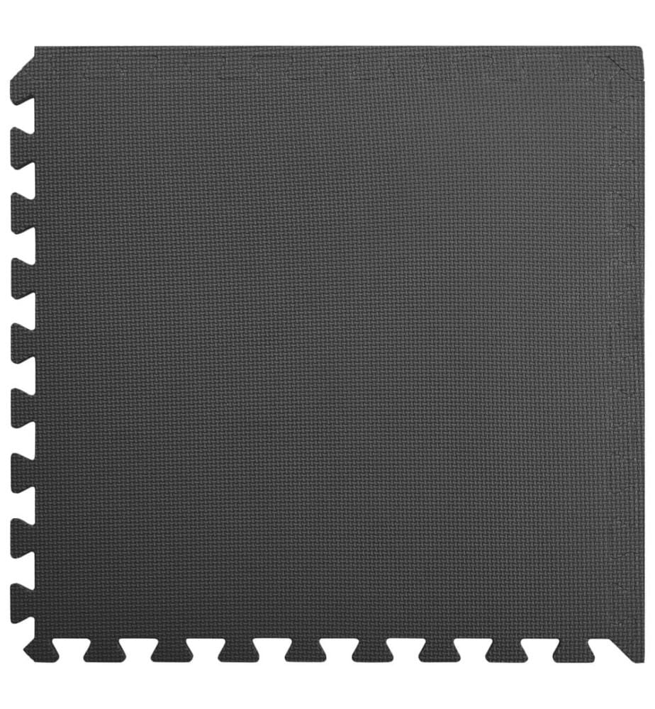 Bodenmatten 6 Stk. 2,16 m² EVA-Schaumstoff Schwarz