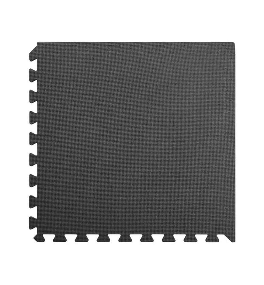 Bodenmatten 12 Stk. 4,32 m² EVA-Schaumstoff Schwarz