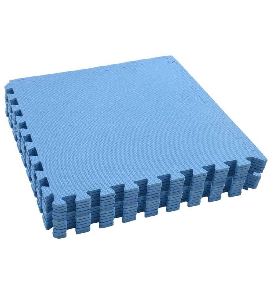 Bodenmatten 12 Stk. 4,32 m² EVA-Schaumstoff Blau