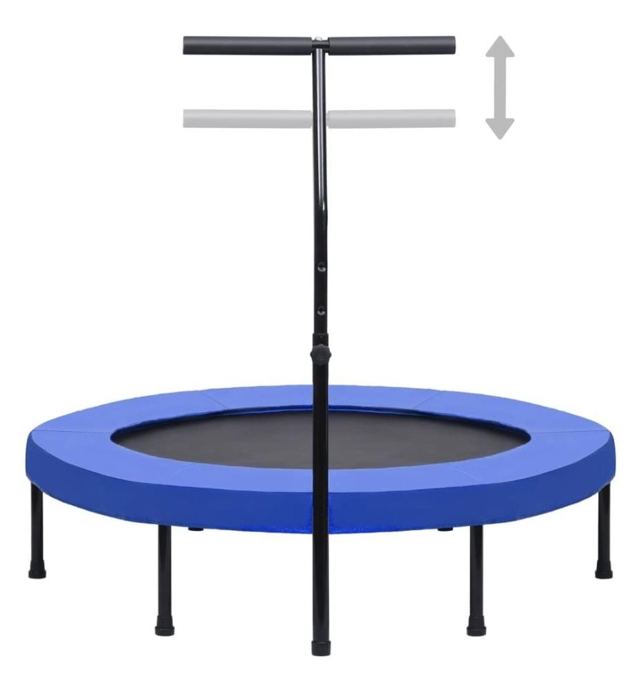 Fitness Trampolin mit Griff und Sicherheitspolster 122 cm