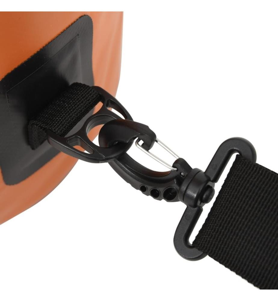Sac sec avec fermeture éclair Orange 30 L PVC