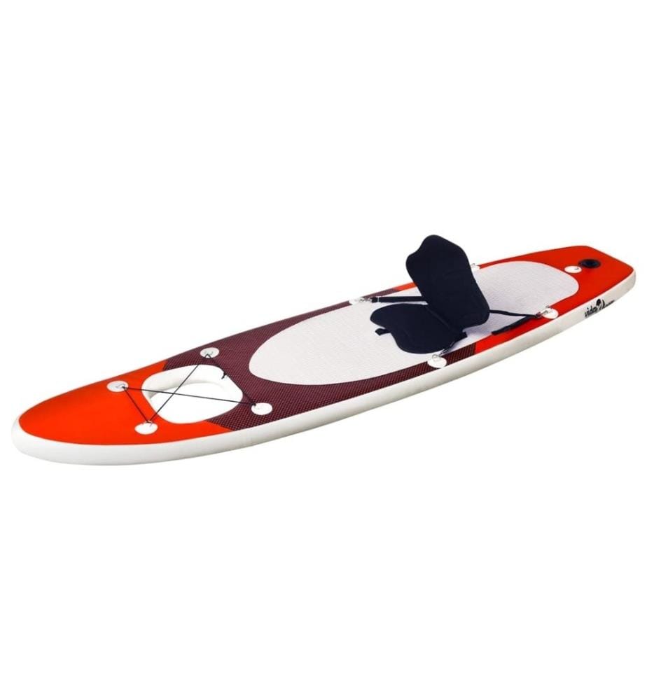 Ensemble de planche SUP gonflable Rouge 300x76x10 cm