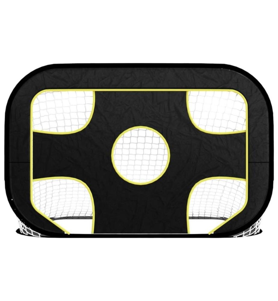 Fussballtor mit Torwand 120x80x80 cm Polyester