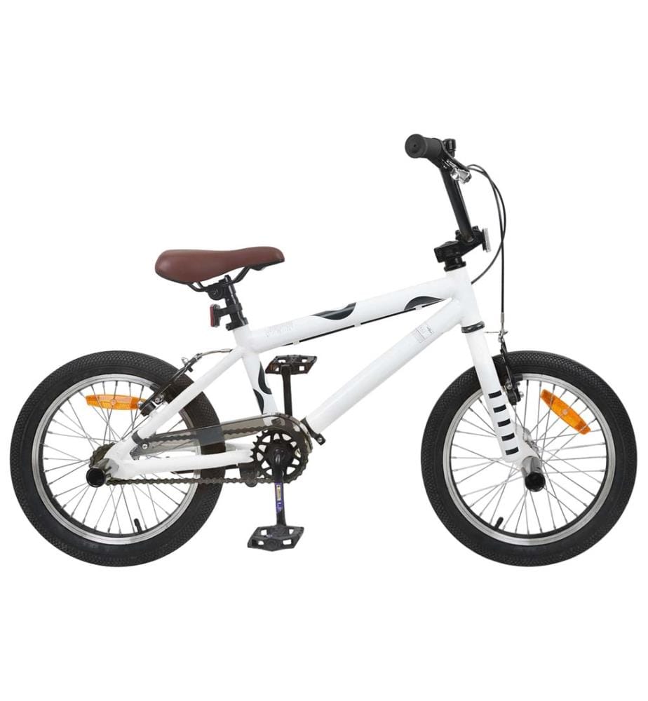 BMX 16 Pouces pour 5-8 ans Blanc