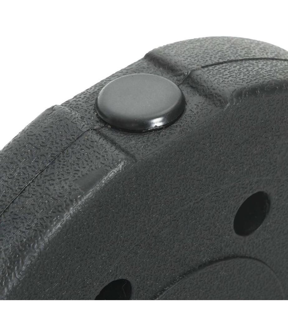 Dischi per pesi 4 pz 10 kg Nero Cemento e sabbia di ferro