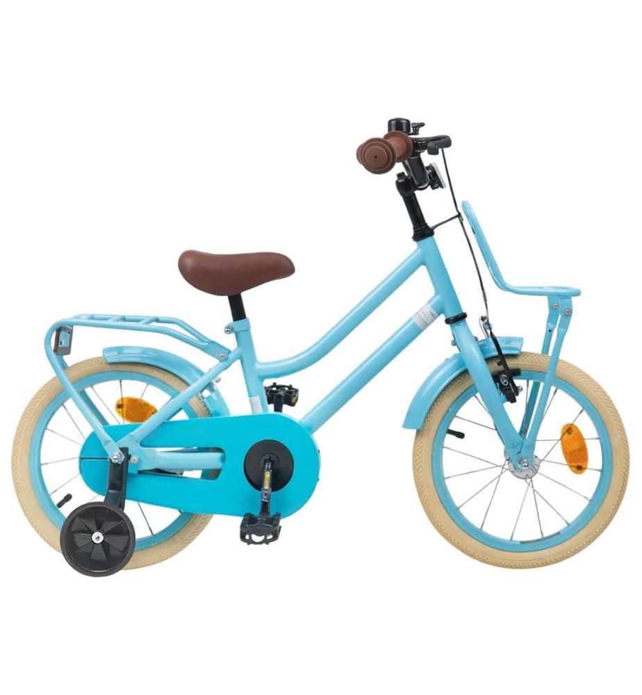 Bicicletta per bambini da 14 pollici per bambini da 3 a 5 anni blu chiaro