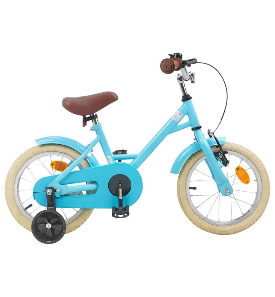 Bicicletta per bambini da 16 pollici per bambini da 4 a 6 anni blu chiaro