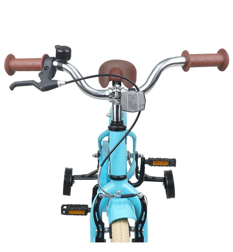 Bicicletta per bambini da 16 pollici per bambini da 4 a 6 anni blu chiaro