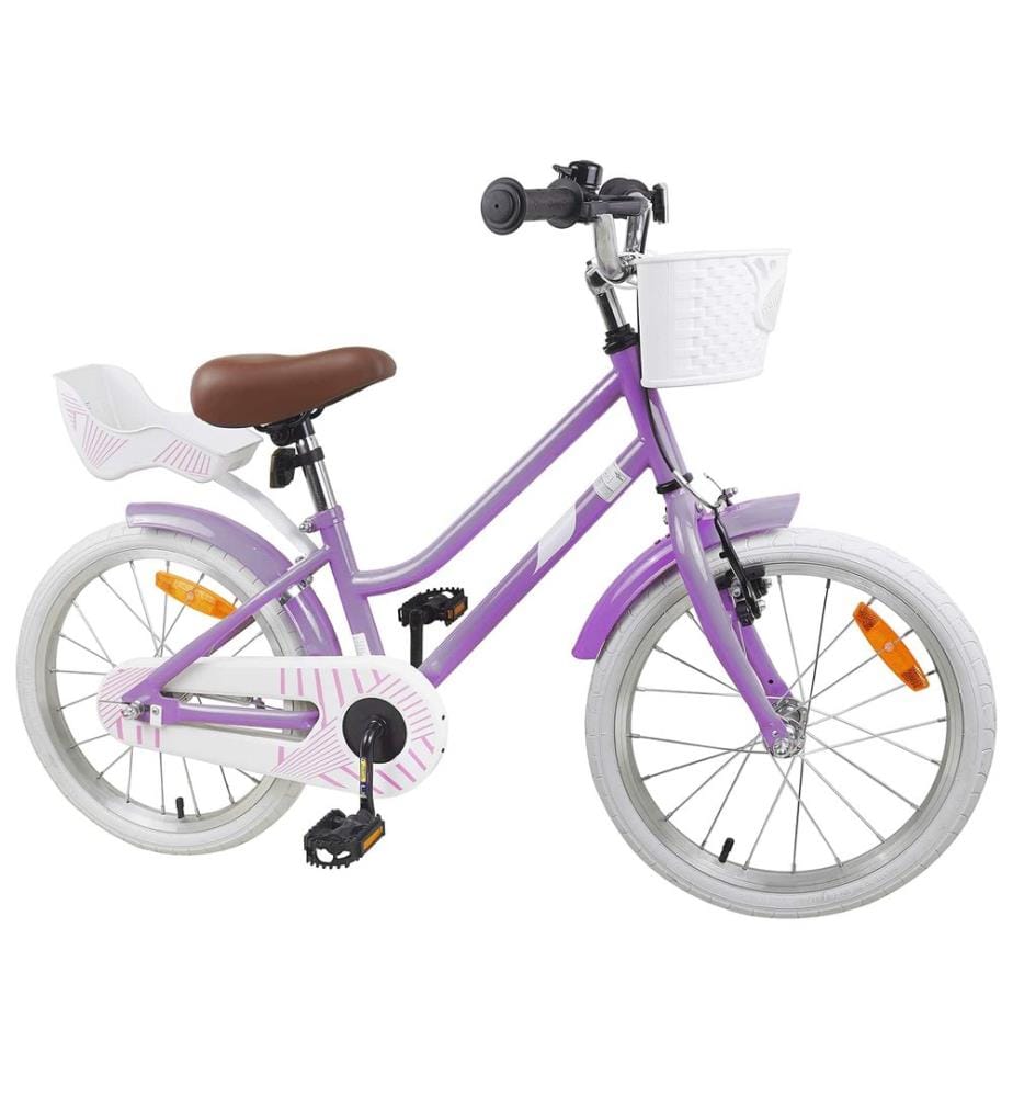 Vélo pour Enfants 18 Pouces pour les 5-7 ans Pourpre