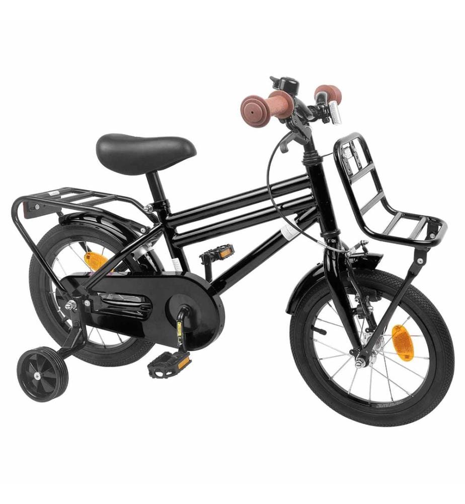 Bicicletta per bambini da 14 pollici per bambini da 3 a 5 anni nero