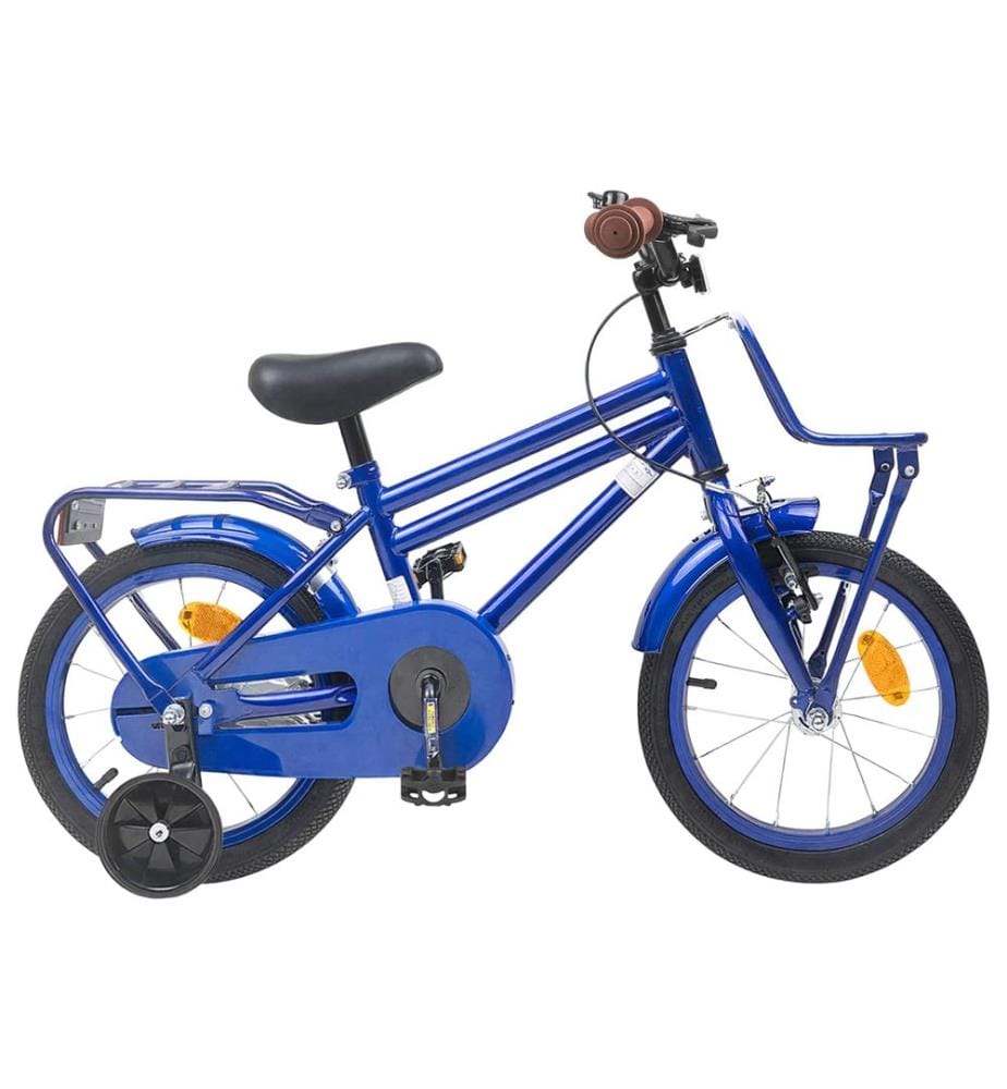 Bicicletta per bambini da 16 pollici per bambini da 4 a 6 anni blu scuro